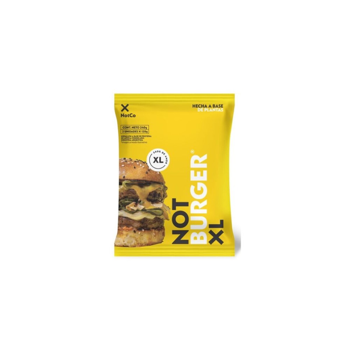 Not Burguer XL X2 120G 