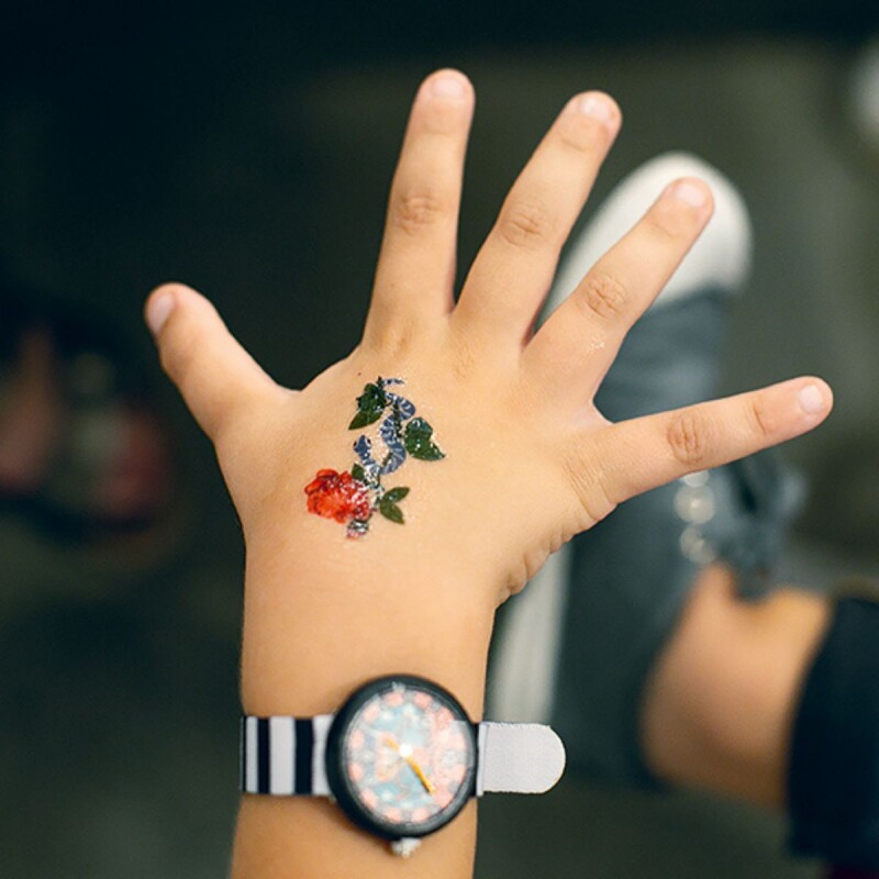 Set x50 Tatuajes removibles para niños Primavera