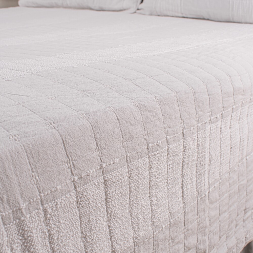 Cubrecama Col.Finezza Serena Blanco Twin - Twin Plus
