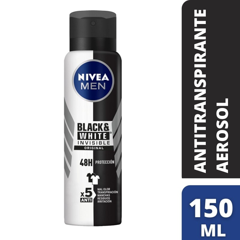 Desodorante en Aerosol Nivea Men Antitranspirante Invisible 150 ML Desodorante en Aerosol Nivea Men Antitranspirante Invisible 150 ML