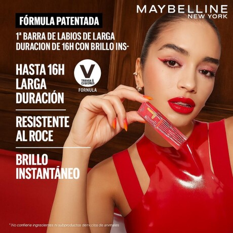 MAYBELLINE LABIAL SUPER STAY VINYL 4.2ml Barbecue N°195