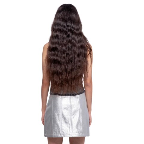 FALDA JET S-XL PLATEADO