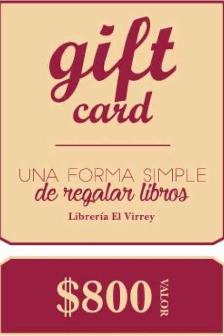 GIFT CARD VIRTUAL $800 GIFT CARD VIRTUAL $800