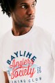 Remera Heing 4F87 Blanco-multicolor