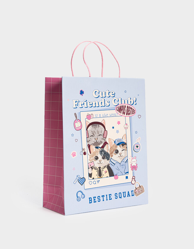 Accesorios Regalos Estampados Bolsa De Regalo Grande Estampada - Combinacion Multicolor