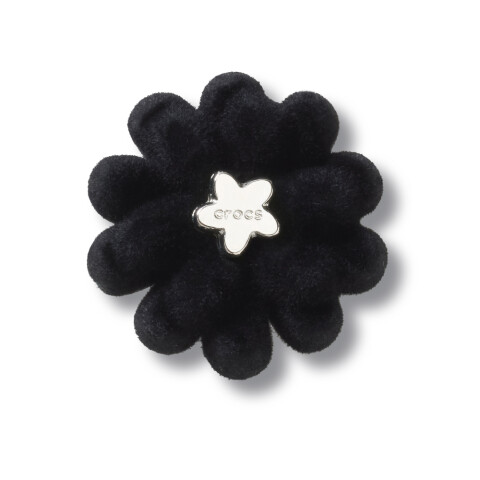Jibbitz Black Velvet Flower 1 Multicolor