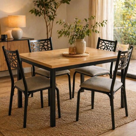 Juego De Comedor Jade 4 Sillas Rouble Asi CH14600 Juego De Comedor Jade 4 Sillas Rouble Asi CH14600