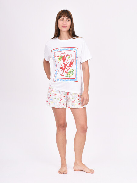 PIJAMA SET REMERA + SHORT VARIANTE 3