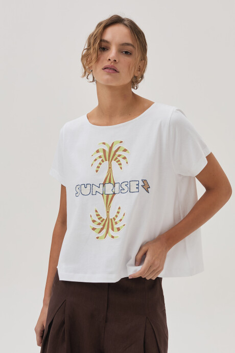 Remera Sunrise Blanco