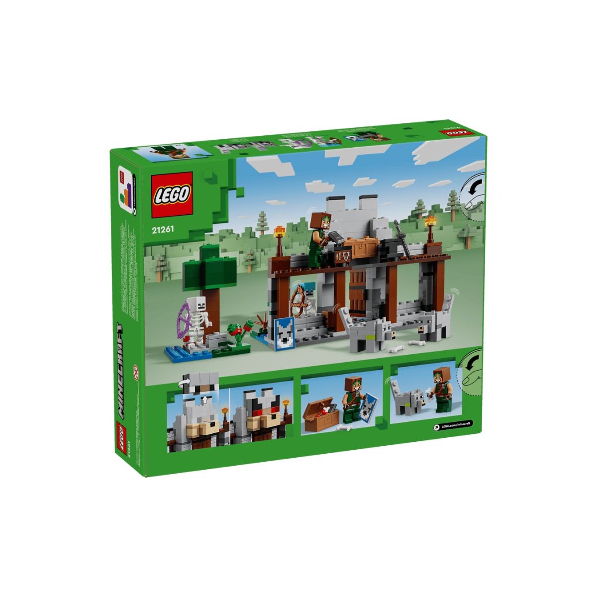 Lego Minecraft La Fortaleza-Lobo 