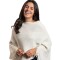 CHERRY PONCHO WHITE