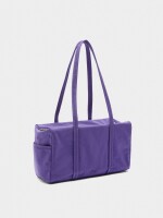 Bolso Bowling De Nylon violeta