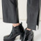 Bota mora Charol negro