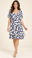 VESTIDO LUAN ESTAMPADO BLANCO-AZUL