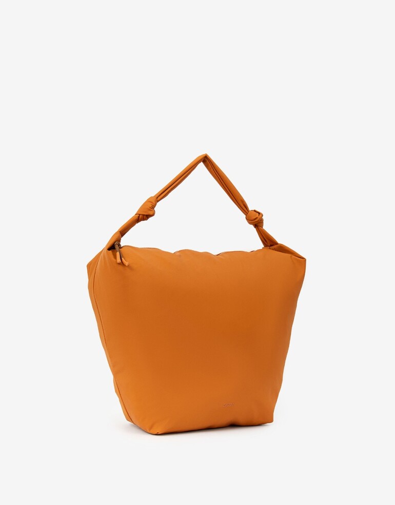Saca Nylon Cartera Saca En Material Reciclado Camel - Marron Camel