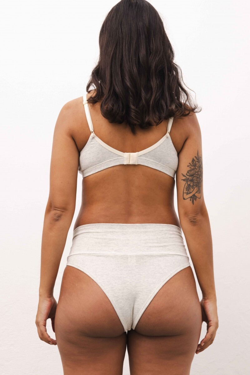 Culotte Gracia [B84] Algodón Gris Melange