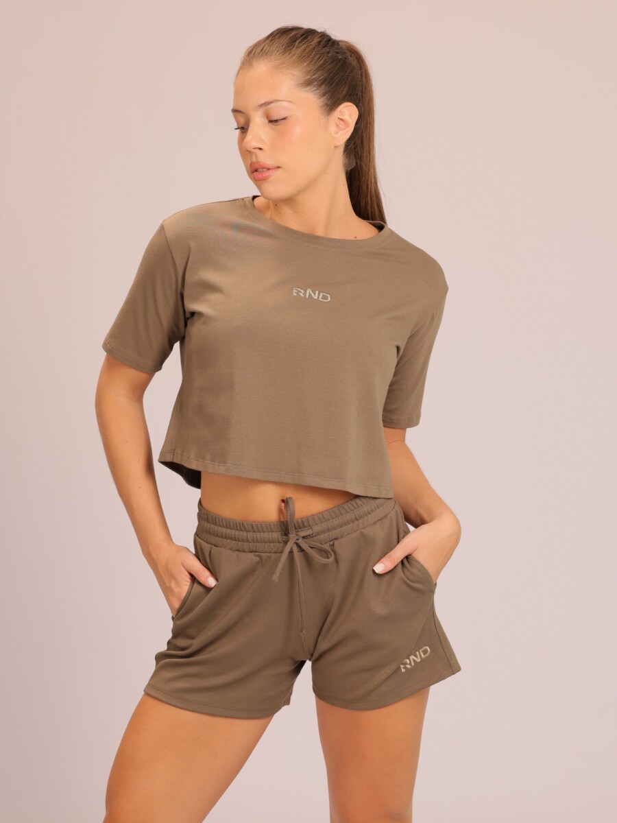 Short de Moletón. - Verde Musgo 