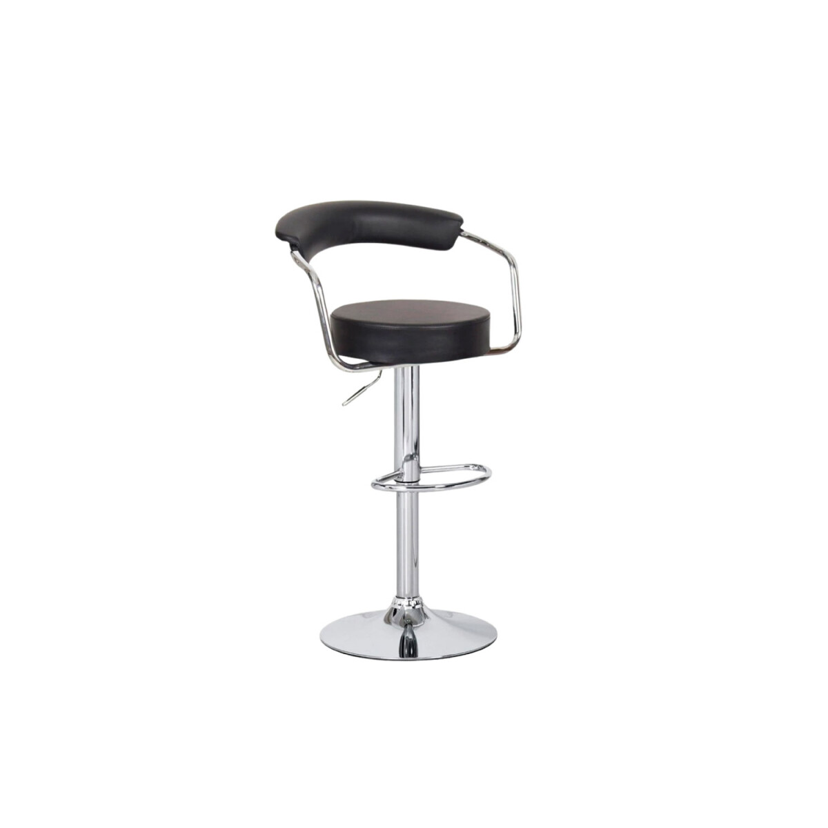 Taburete Kai Ideal para Bar C/Respaldo - Negro 