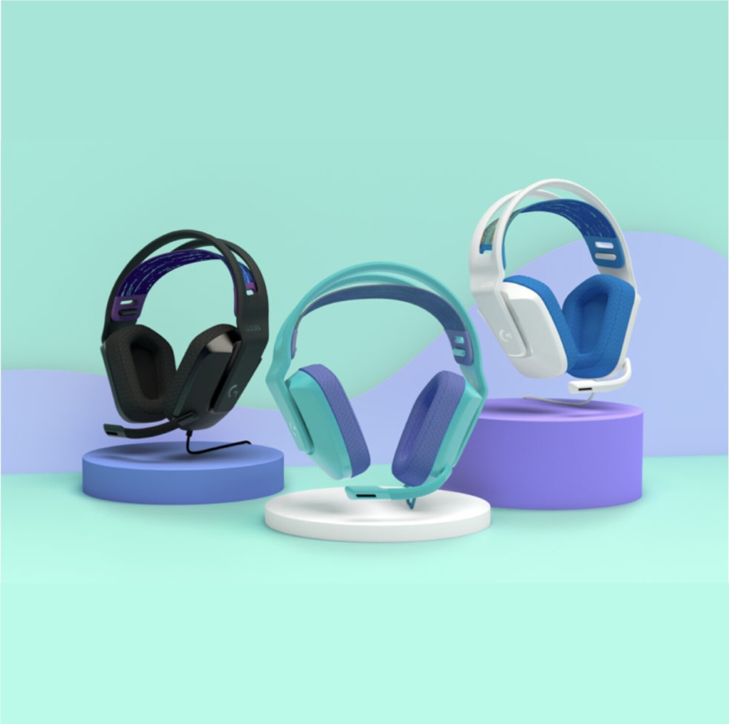 AURICULARES GAMER LOGITECH G SERIES G335 - Blanco — Cover company