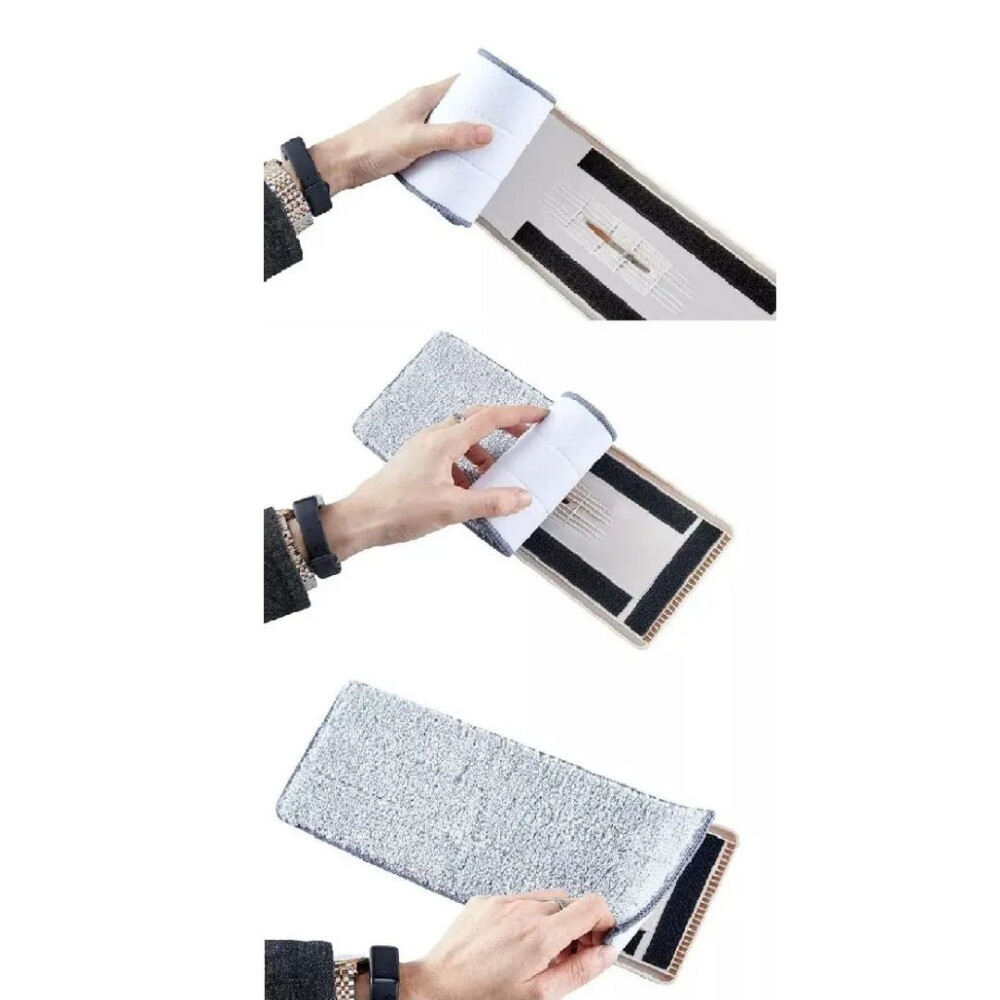 Mopa Secado Rápido Con Balde Escurridor/trapeador X2 BEIGE