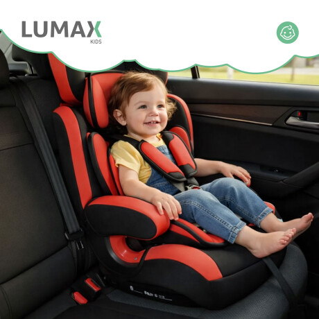 Silla para Auto Booster 3 en 1 Next Generation Lumax Kids Rojo