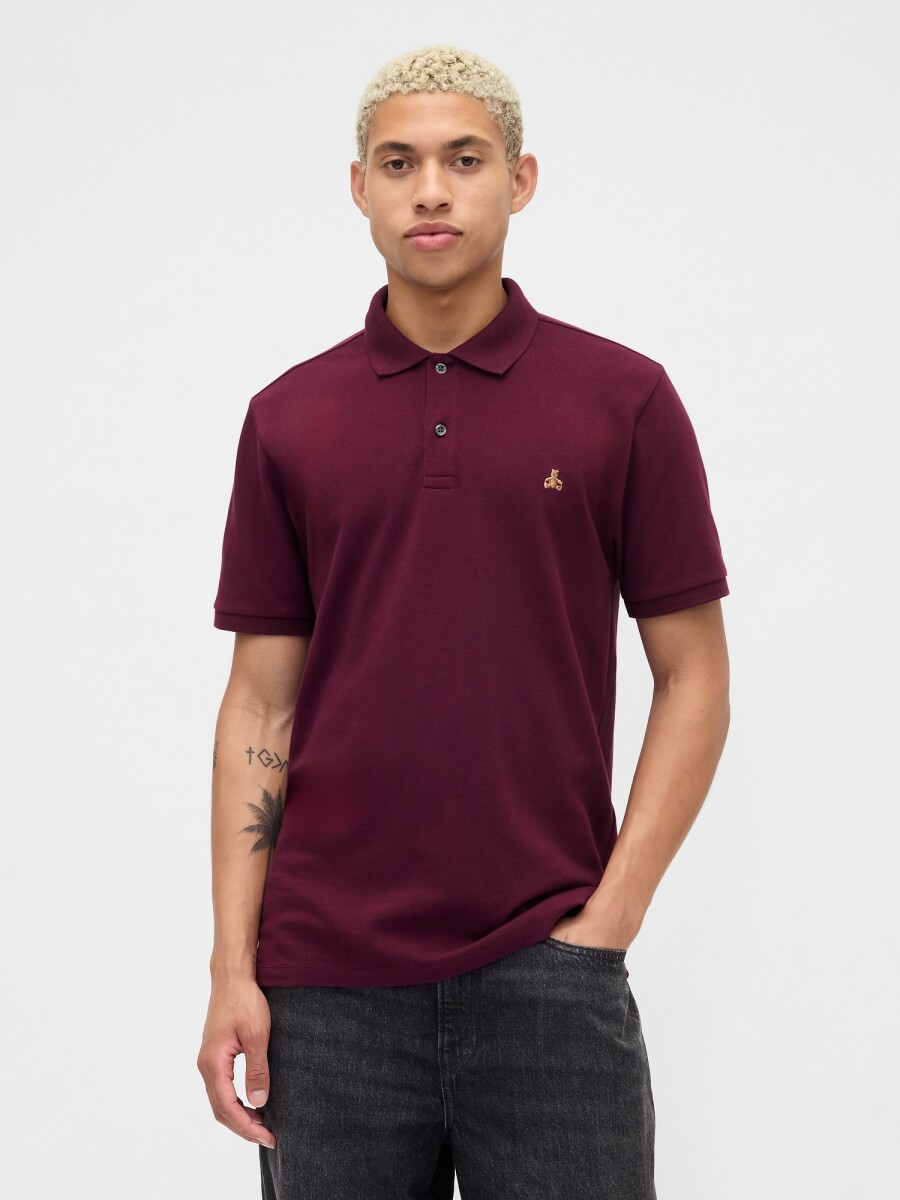 Polo Oso Brannan Hombre - Tuscan Red 