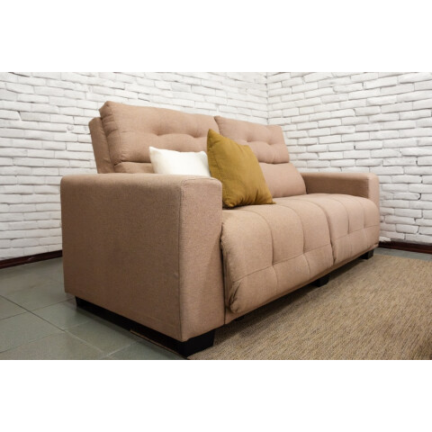 HELLEN- SOFA 2 CUERPOS HANNOVER MARRON CLARO HELLEN- SOFA 2 CUERPOS HANNOVER MARRON CLARO