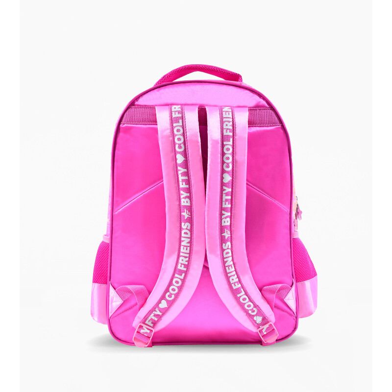 Mochila Footy Unicornio Relieve con Luz Led Rosa - Fucsia - Verde Agua