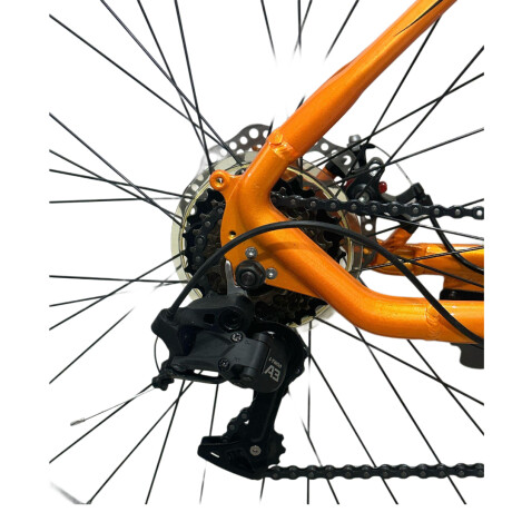 Bicicleta MTB Neffice Rod 27.5 Universo Binario NEGRO-NARANJA