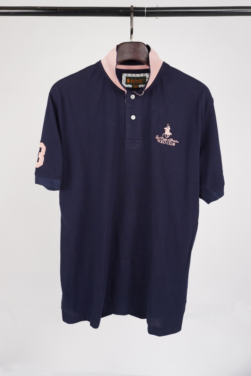 Remera Manga Corta con Cuello Estilo Piqué Remera Manga Corta con Cuello Estilo Piqué