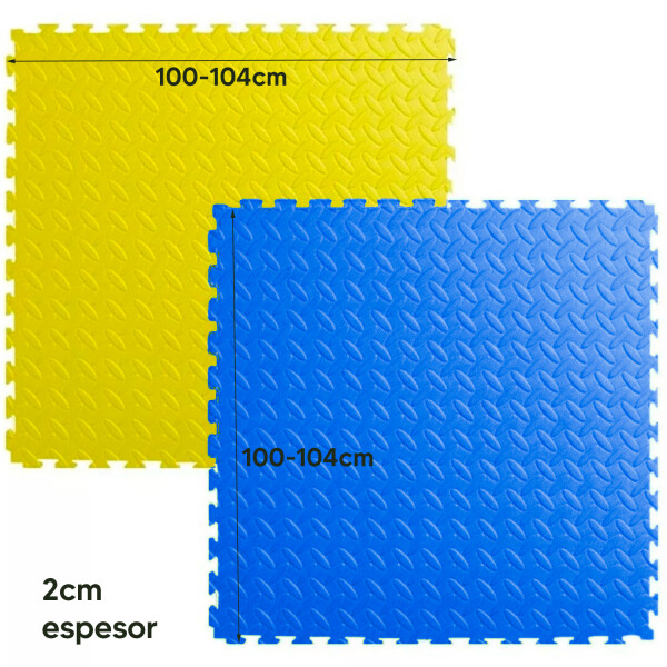 Pack De Tatami Reversible X 3 Unidades PK TATAMI 2 VERDES 1 AZUL