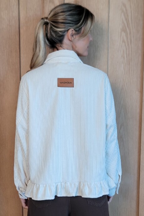 Sobrecamisa Rufina Pana Crudo