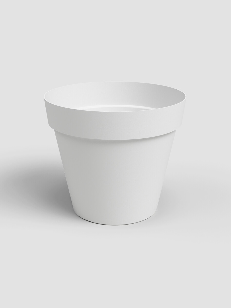 MACETA CAPRI POT 30 BLANCO