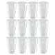 Set x12 Vasos duros transparente 300ml TRANSPARENTE