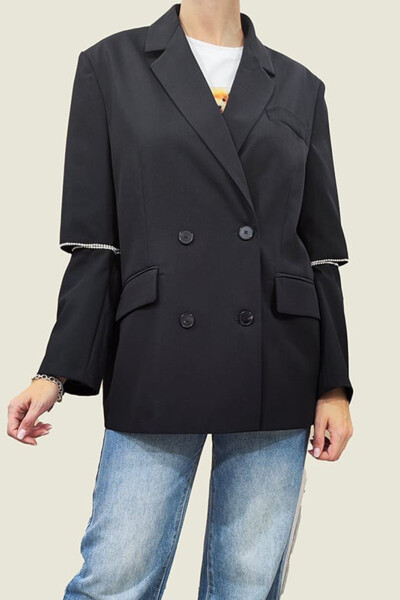 CHAQUETA Negro