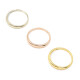 Anillos (3) En Oro 18K De 3 Colores Anillos (3) En Oro 18K De 3 Colores
