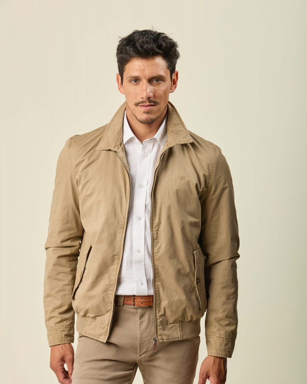 Campera Bomber Beige