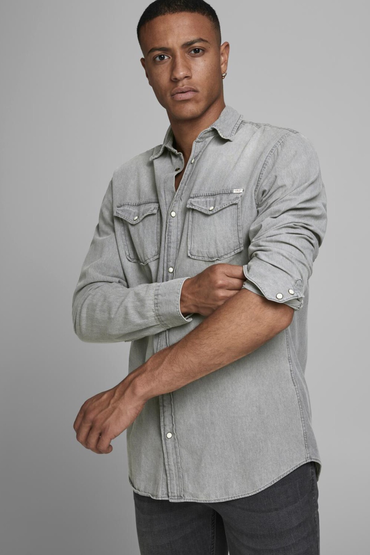 Camisa Sheridan Light Grey Denim