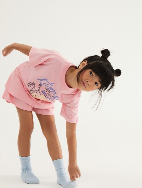 PIJAMA INFANTIL ROSADO