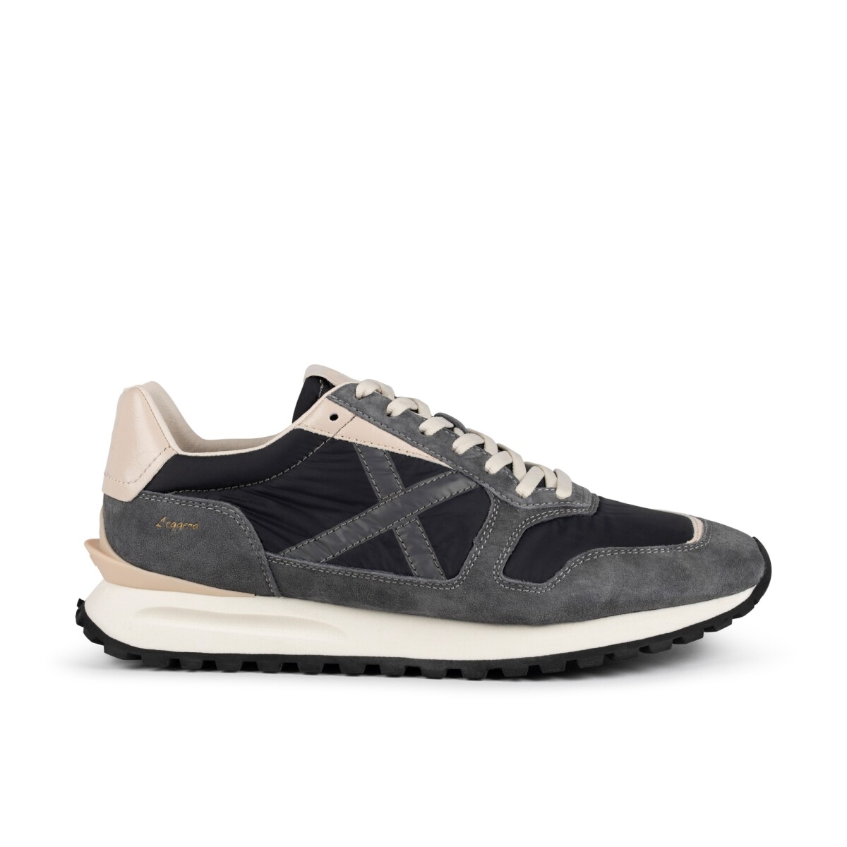 Championes Munich de Hombre LEGGERA 04 8911004 - BLACK/GREY 
