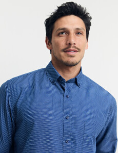 012671 CAMISA HARRINGTON LABEL Azul Osc/bla