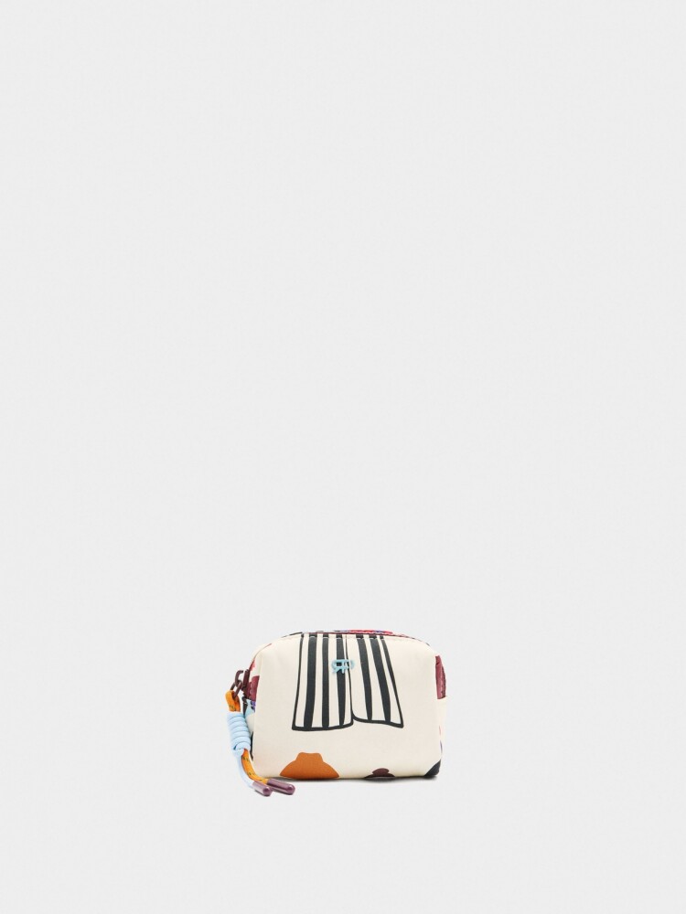 Monedero De Nylon Estampado multicolor