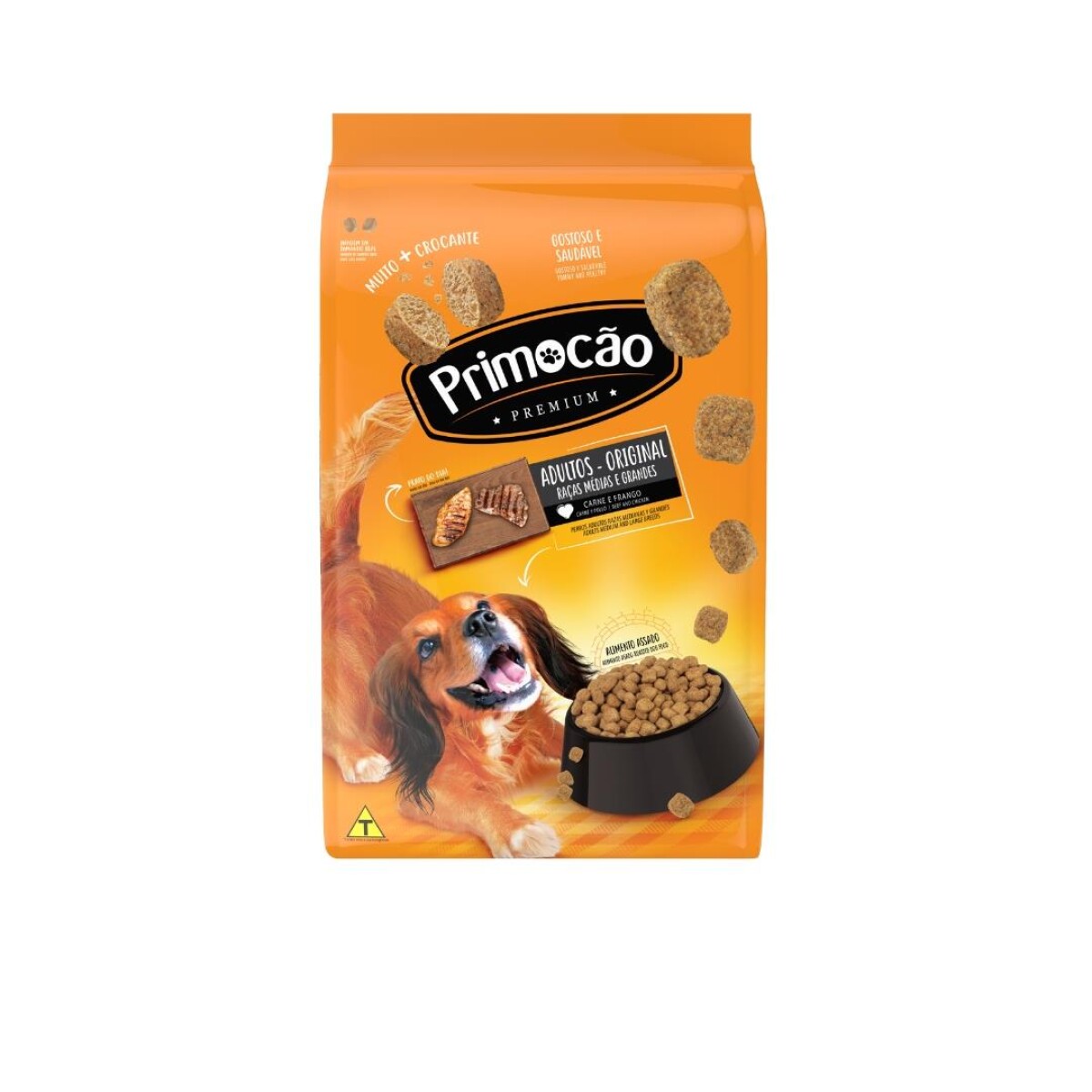 PRIMOCAO PREMIUM ORIGINAL RAZAS MED Y GDES, 10KG (CARNE Y POLLO) 