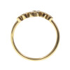Anillo Ginette de oro amarillo 18k con brillantes. Anillo Ginette de oro amarillo 18k con brillantes.