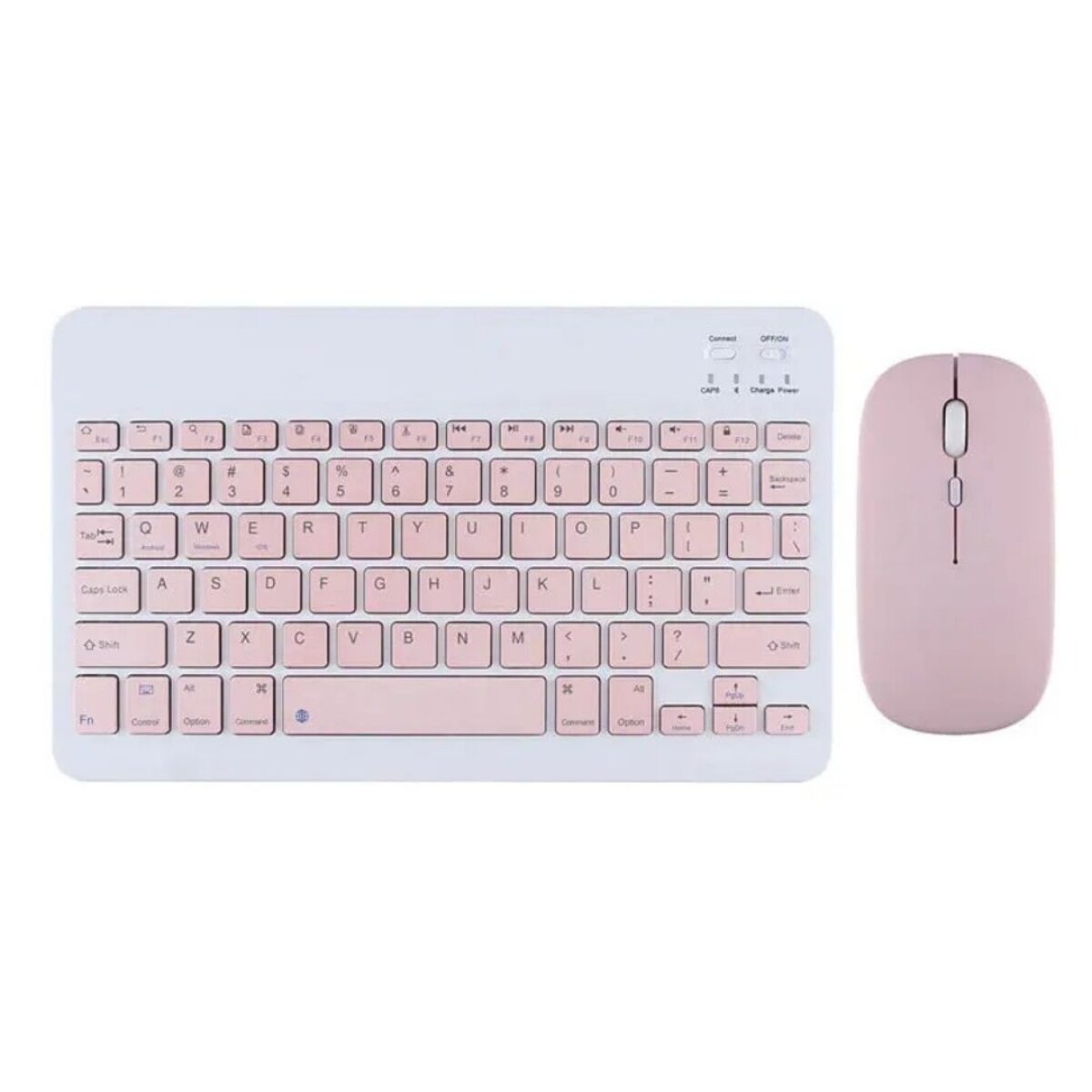 Kit Teclado + Mouse Inalámbrico - ROSA 