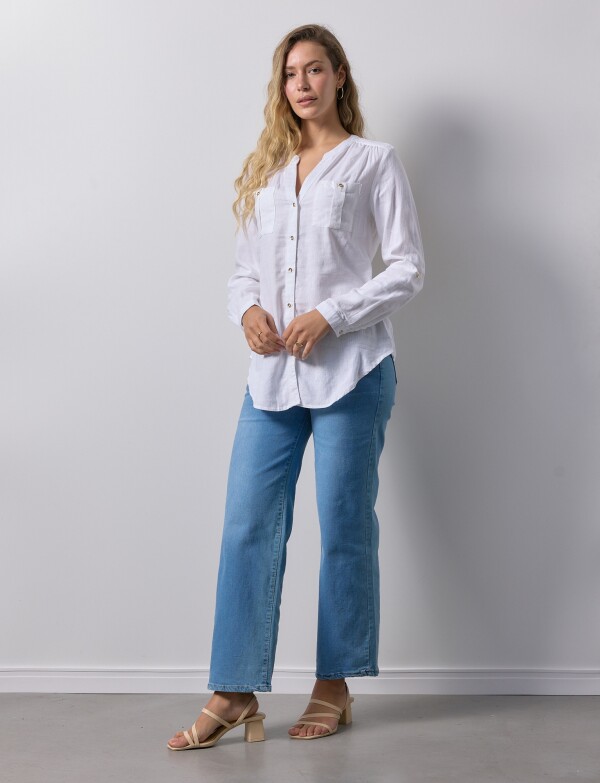 Blusa Lino BLANCO