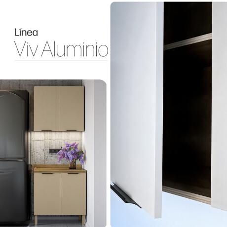 Modulos De Cocina Incluye Dos Modulos Y Mesada FREIJO Y VAINILLA