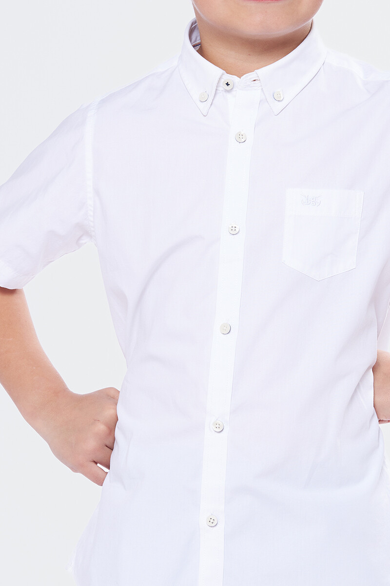 CAMISA LISA - Blanco 
