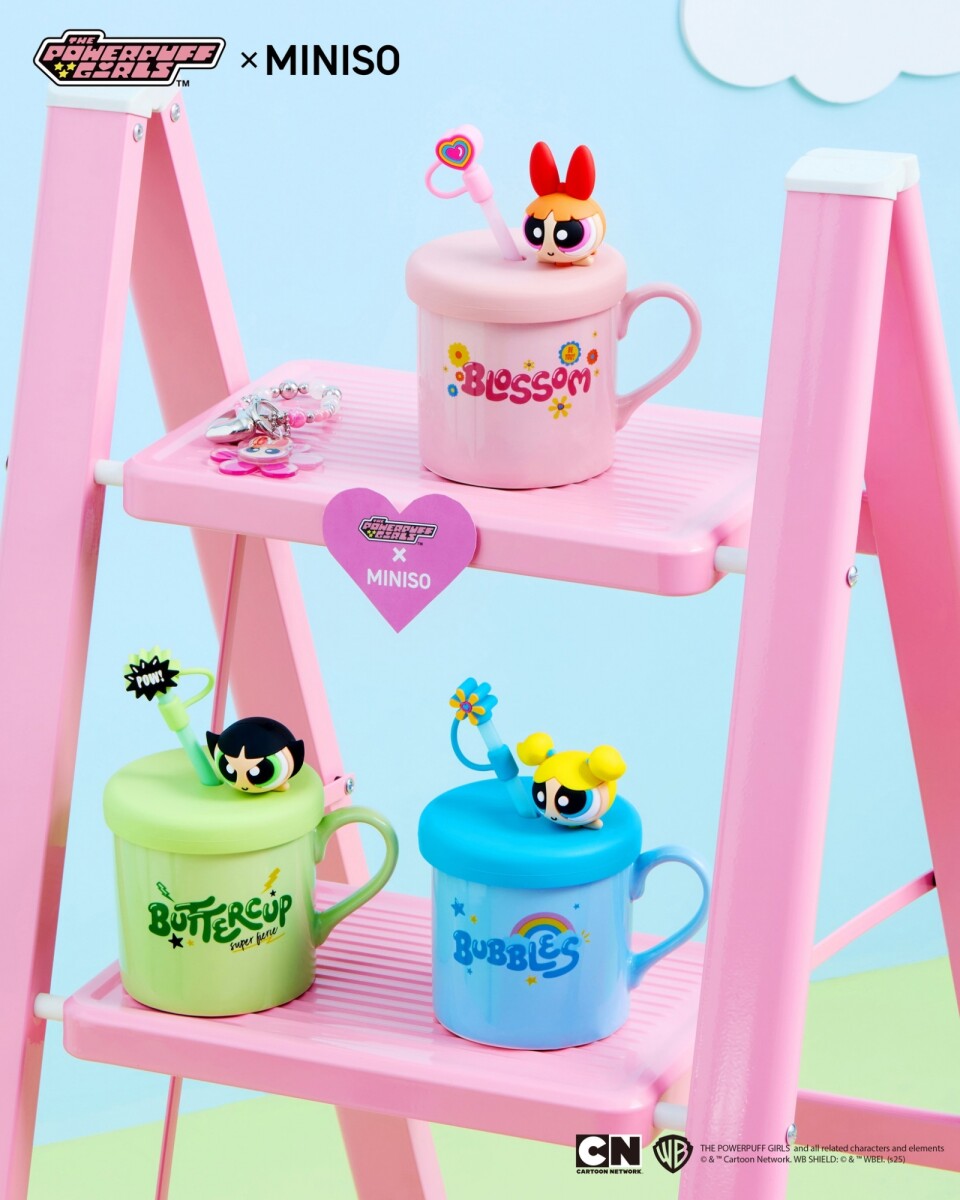 Taza chicas superpoderosas 450ml - Bombón 