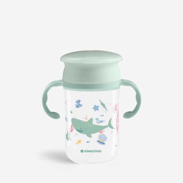 Vaso 360 entrenamiento KIKKABOO verde